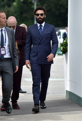 Aiden Turner  is  seen arriving at Wimbledon Tennis Day 12.
13 Jul 2019, Image: 458143895, License: Rights-managed, Restrictions: World Rights, Model Release: no, Credit line: Profimedia, Mega Agency