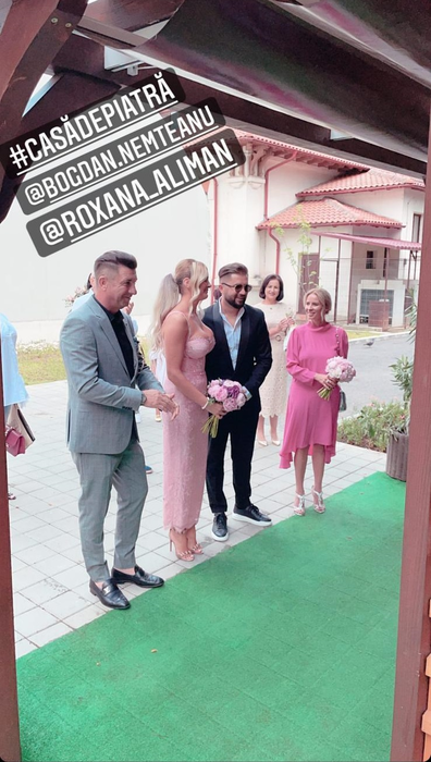 Fericitul eveniment din viața cuplului format din  Roxana Aliman și Bogdan Nemţeanu a fost organizat în mare secret 