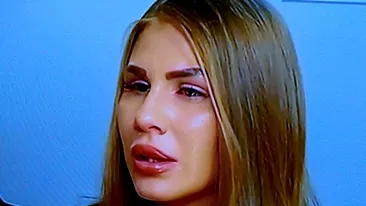Soţia lui Gabi Enache, în lacrimi la TV. Ce i-a transmis soţului care a înşelat-o!