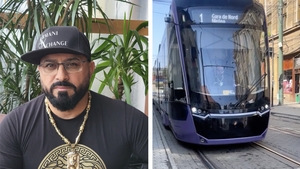 Florin Mitroi, ziua vatman și noaptea artist! Imaginile din Timișoara s-au viralizat rapid. VIDEO