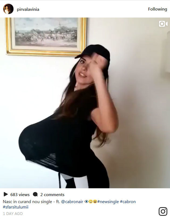 Lavinia Parva apare mai mereu în ipostaze sexy