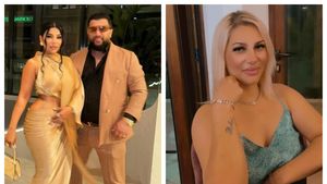 Cum se împarte Tzancă Uraganu între Lambada și Marymar? Imaginile în care se ține de mână cu blonda au stârnit controverse