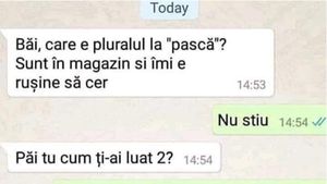 Bancul de Paște | Care este, de fapt, plurarul la "pască"