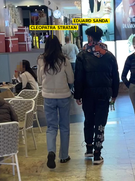 După masă, s-au plimbat pe culoarele mall-ului / (Sursa: CANCAN.RO)