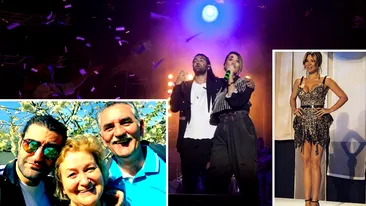 Gina Pistol și-a susținut iubitul împreună cu “socrii ei”! Imagini senzaționale de la concertul lui Smiley de la Arenele Romane