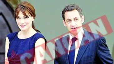 Nicolas Sarkozy, innebunit de nudurile Carlei