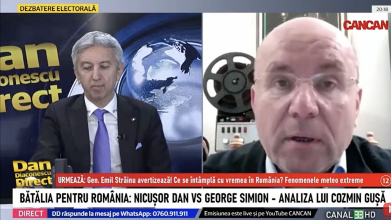 Cozmin Gușă, dezvăluiri după dezbaterea Nicușor Dan - George Simion: ”Are șanse să ajungă președintele României”