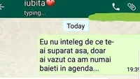 BANC | Nu înțeleg de ce te-ai supărat, doar ai văzut că am numai băieți în agendă!