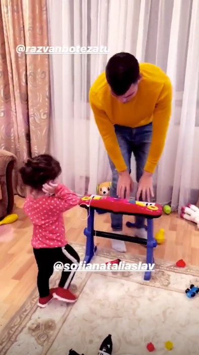 Bianca Drăgușanu și Victor Slav, împreună de ziua fiicei lor. Ce surprize au avut pentru Sofia