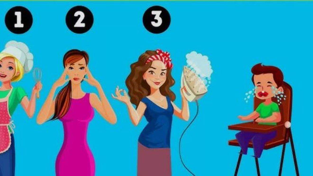 Test IQ pentru genii | Care este mama copilului din imagine, de fapt