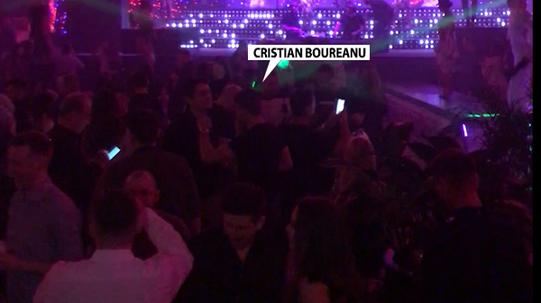 Cristian Boureanu s-a distrat până dimineața în club