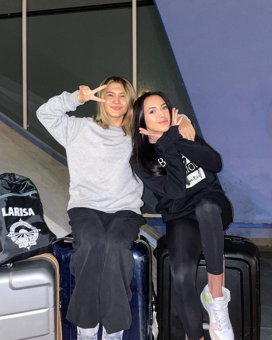 Diana Bulimar și Larisa Iordache. Foto: Instagram