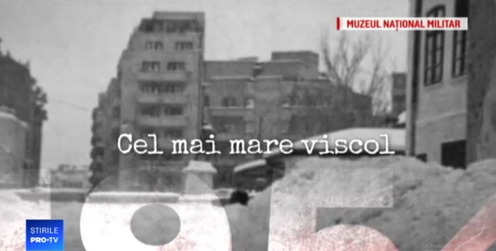 Cel mai mare viscol din istoria României. Zăpada a avut câţiva metri în Capitală