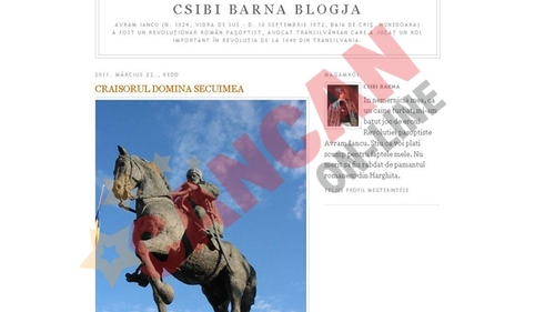 Romanii se razbuna virtual: Blogul lui Csibi Barna a fost spart