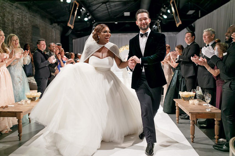 VIDEO / Serena Williams, imagini nemaivăzute de la nunta fastuoasă cu Alexis Ohanian! Ce regulă de aur a încălcat sora sportivei