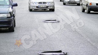 Canale garnisite cu cauciucuri de bicicleta