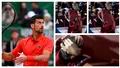 Novak Djokovic, lovit cu o sticlă în cap după victoria de la Roma. Tenismenul s-a prăbușit la pământ. Imagini cu un puternic impact emoțional