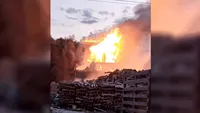 BREAKING | Incendiu devastator în Râșnov! Focul s-a extins la clădirea pensiunii Maggie's Ranch