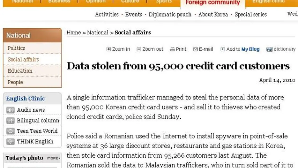 Un hacker roman a inselat peste 95.000 de coreeni, de la care a furat jumatate de milion de euro!