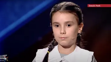Ce a răspuns Kira Curteanu când Mihai Bobonete a întrebat-o ce culoare au ochii lui Dumnezeu. Jurații de la Românii au talent au rămas MASCĂ!