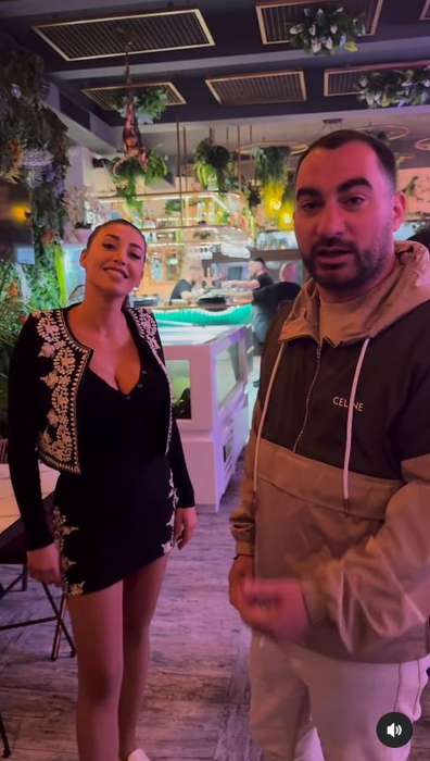 Lavinia și Pescobar, la restaurant