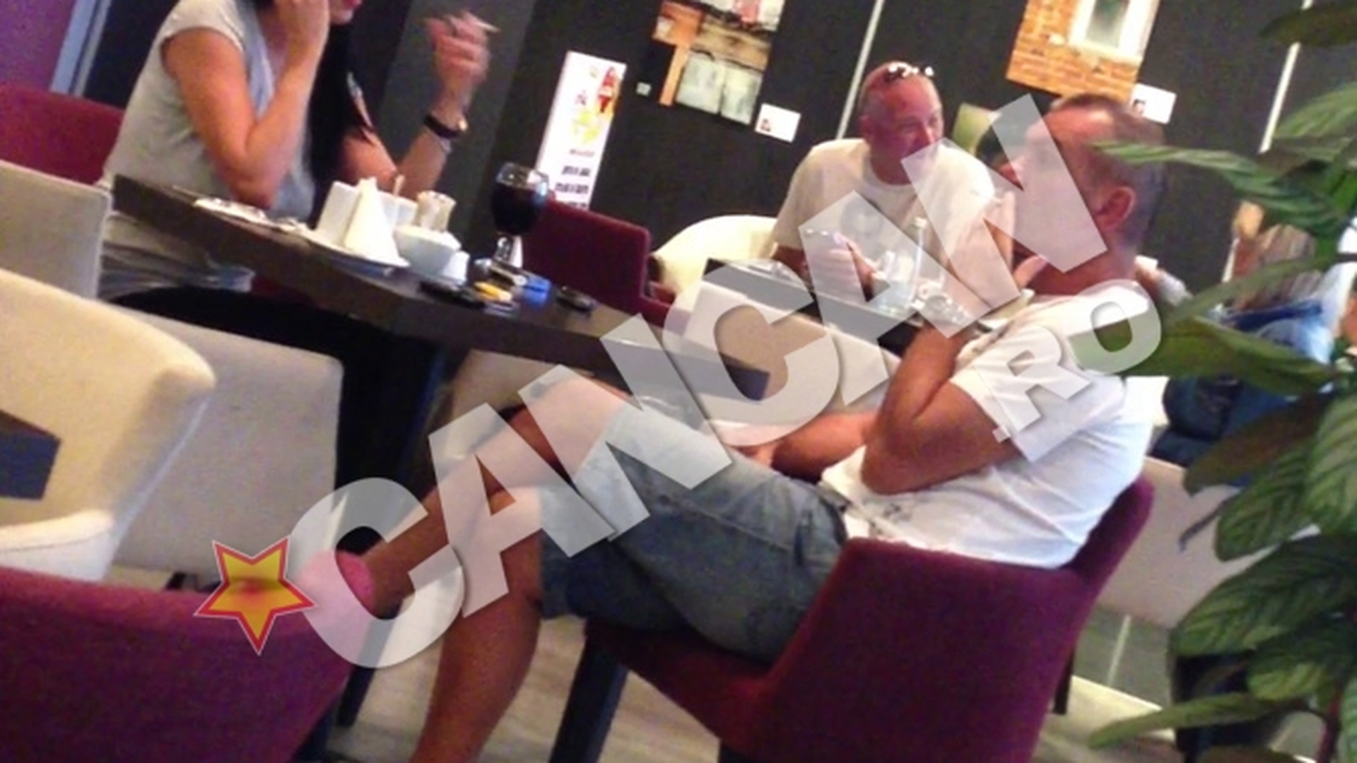 Rocsana Marcu a luat masa asistata de afaceristul George Papari. Intalnire surprinzatoare intr-un mall din Pipera