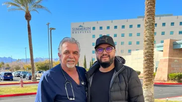 Mihai Budeanu de la 3 Sud Est, faţă în faţă cu cel care l-a salvat când a avut Covid. A fost la un pas de moarte