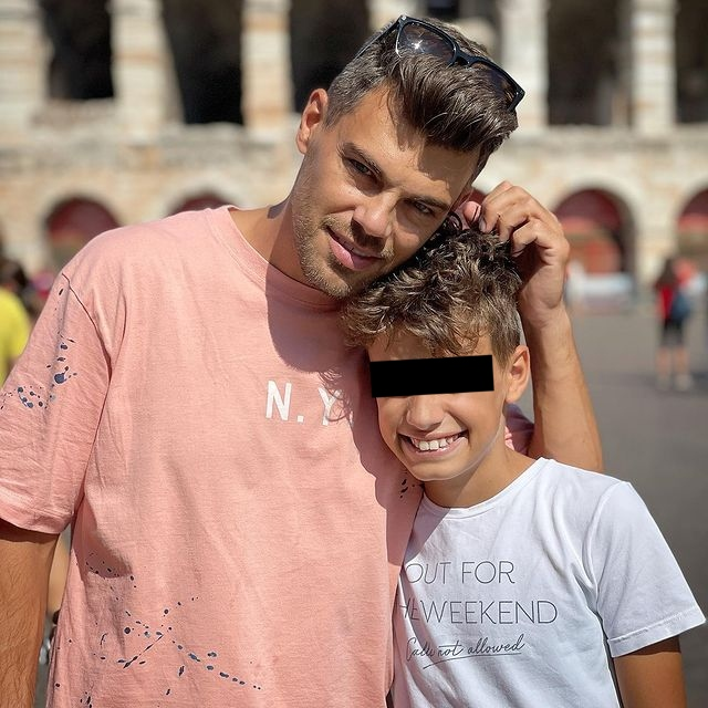 Ciprian Silași alături de Mladin, fiul său cel mare