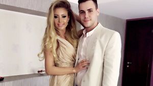Imagini exclusive. Fratele Alinei Eremia, "Ilegal" de apropiat de Roxana Vaşniuc la un botez