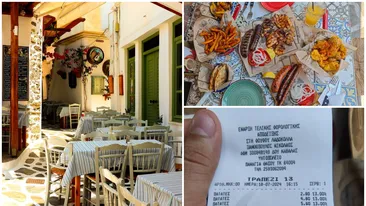 Câți euro a plătit un român pentru un prânz în Thassos. A mâncat pe săturate, iar la final... Să cadă din picioare!