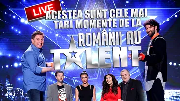LIVE Acestea sunt cele mai tari momente de la ”Românii au Talent”!