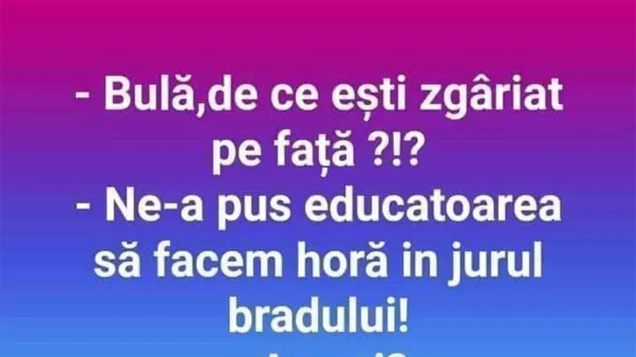 BANC | Bulă, de ce ești zgâriat pe față?