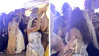 Surpriză totală la nunta fiului lui Costel Biju! Lambada a prins buchetul miresei