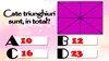 Test IQ pentru matematicieni | Câte triunghiuri sunt, în total, în această imagine: 10, 12, 16 sau 23?