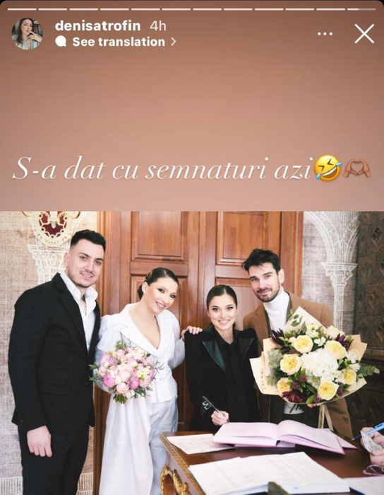 Theo Rose și Anghel Damian, la Primărie! Imaginile au devenit virale: ”S-a dat cu semnături azi!”