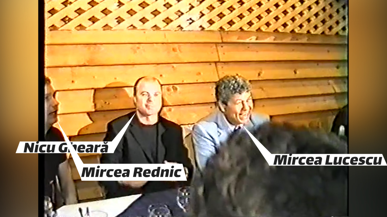 Nicu Gheară și Mircea Lucescu, chef de pomină cu lăutari