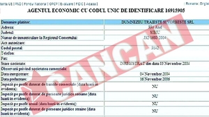 "Dumnezeu traieste si vorbeste", un SRL falit