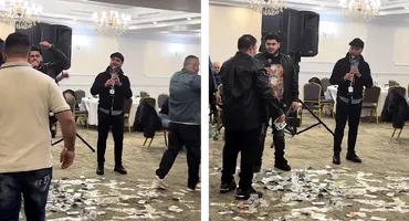 Cine e bărbatul care l-a ”îngropat” în bani pe Florin Salam, în Italia: ”Avalanșă”