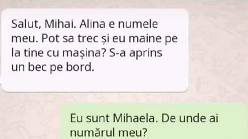 BANCUL ZILEI | "Mihai service" și "Alex pescuit"