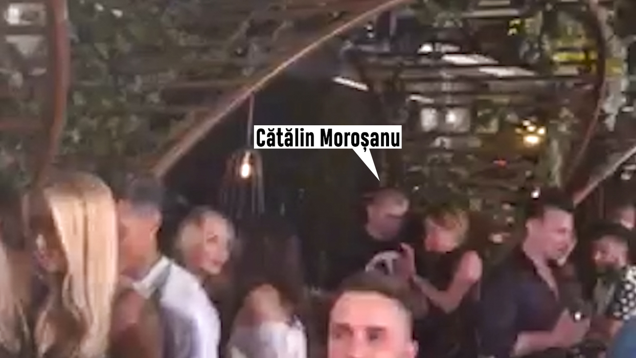 Cătălin Moroșanu a petrecut la NUBA cu Tania și Natalia, două basarabence super-sexy