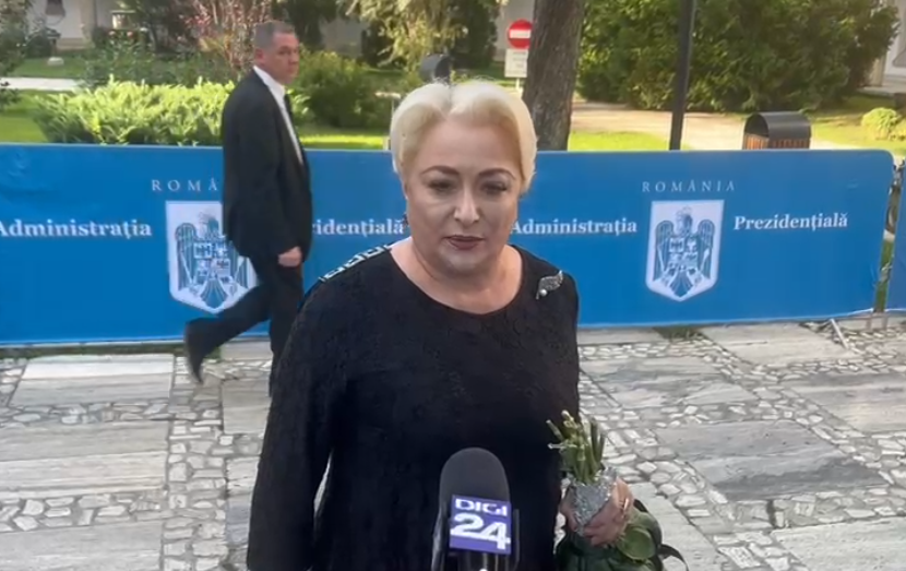 Cum a apărut Viorica Dăncilă la priveghiul lui Ion Iliescu? Toate privirile s-au întors către ea