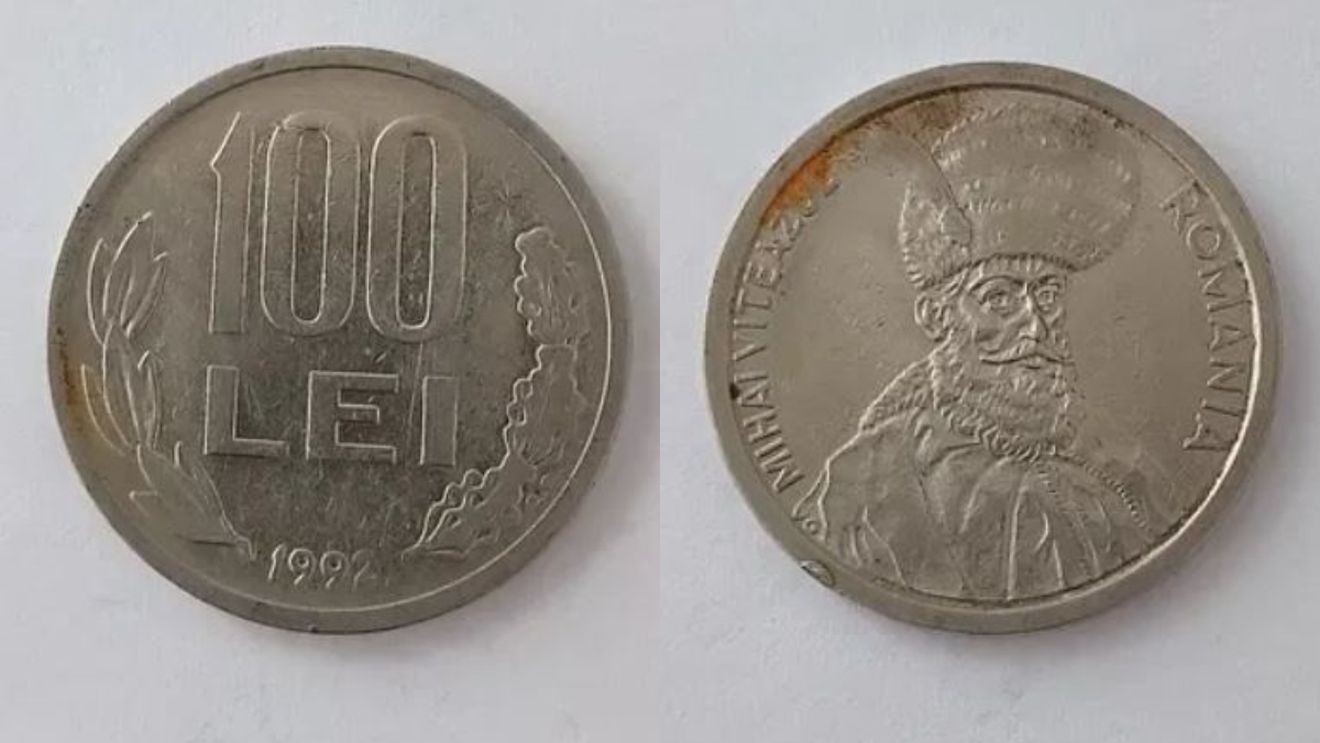 Te îmbogățești, dacă mai ai așa ceva acasă! Prețul ireal la care se vinde o monedă de 100 de lei din anul 1992, cu chipul lui Mihai Viteazul, acum, în ianuarie 2024