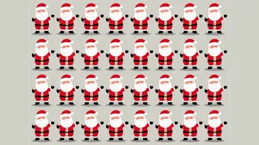 Test de logică de Crăciun | Care Moș Crăciun e diferit de ceilalți?