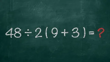 Test IQ pentru matematicieni | Calculați 48:2(9+3)