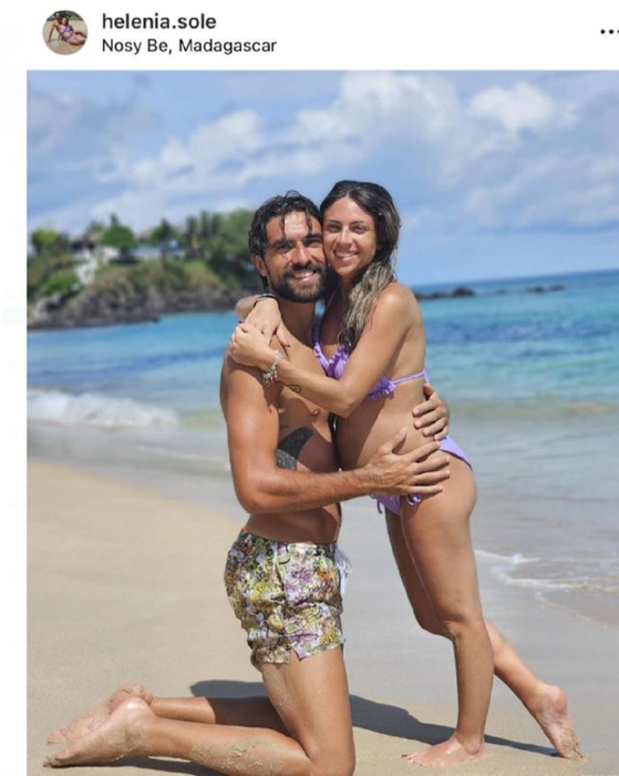 Andrea Compagno și Helenia Sole au devenit părinții unui băiețel / sursă foto: Instagram