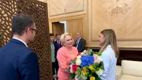 Viorica Dăncilă a venit la Aeroportul Otopeni pentru a o întâmpina pe Simona Halep