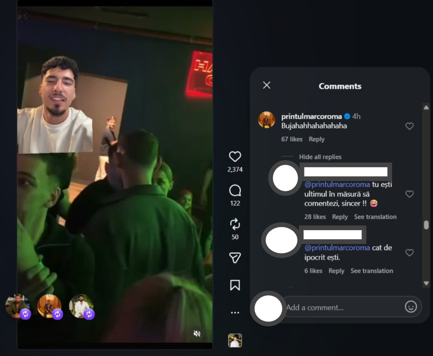 Cum a reacționat Andrușca după ce Claudia Ion l-a lovit pe Eduard Vlădescu. Iubita lui Mocăniță a încercat un atac la fosta, dar a ricoșat imediat!