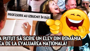 GENIAL! CE A PUTUT SA SCRIE UN ELEV DIN ROMANIA IN SIMULAREA DE LA EVALUARE NATIONALA