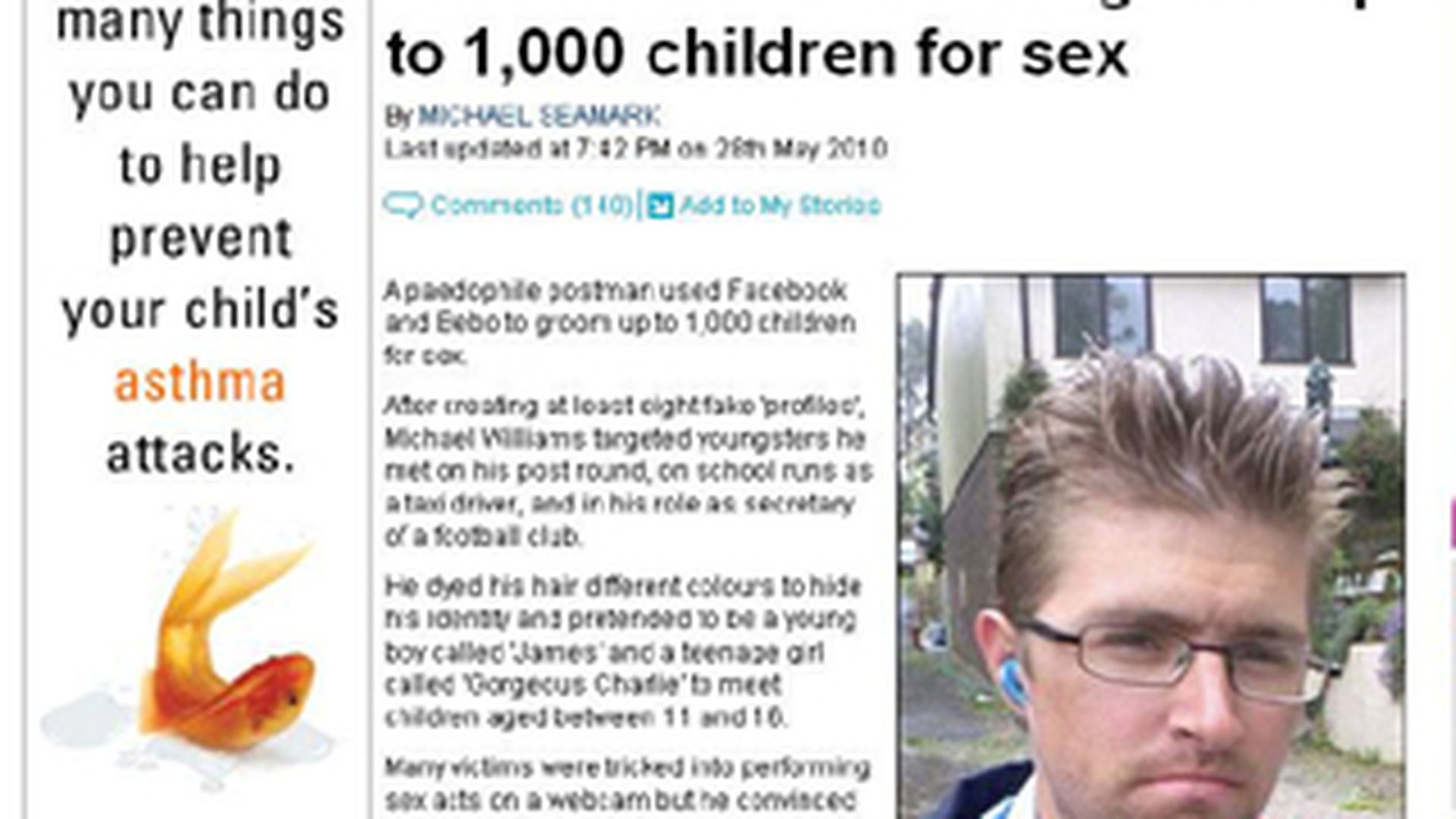 Un pedofil britanic a agatat 1.000 de minori cu ajutorul retelelor Facebook si Bebo