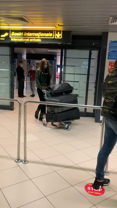 Daria Radionova a revenit în România